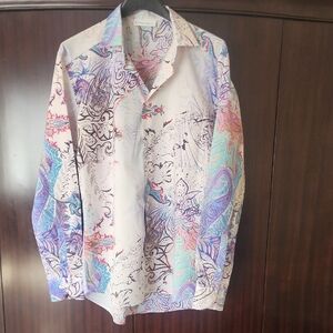 Etro Vibrant Paisley Men's Shirt